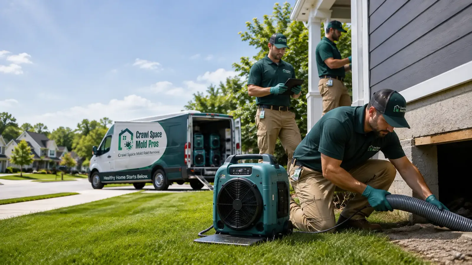 Crawl Space Mold Removal in Kaweah, CA